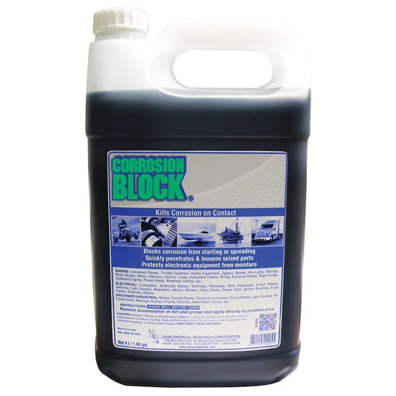 Corrosion Block Liquid 4Liter Refill NonHazmat NonFlammable NonToxic 20004 Low Price