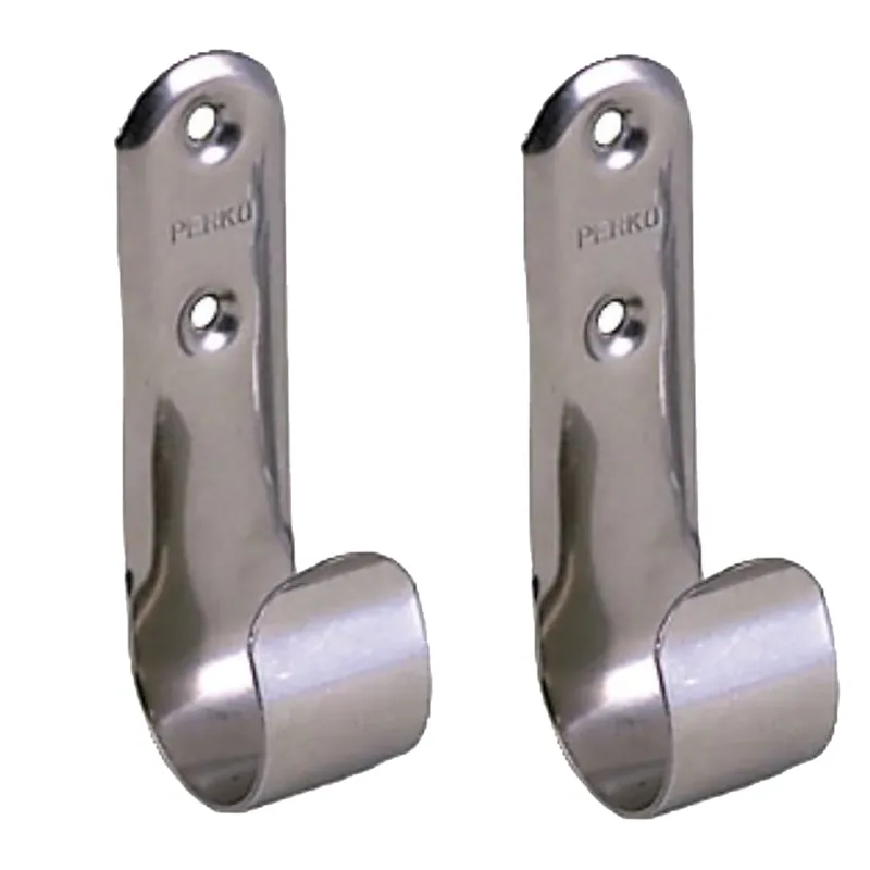 Limited Edition Perko Stainless Steel Boat Hook Holders Pair 0492DP0STS
