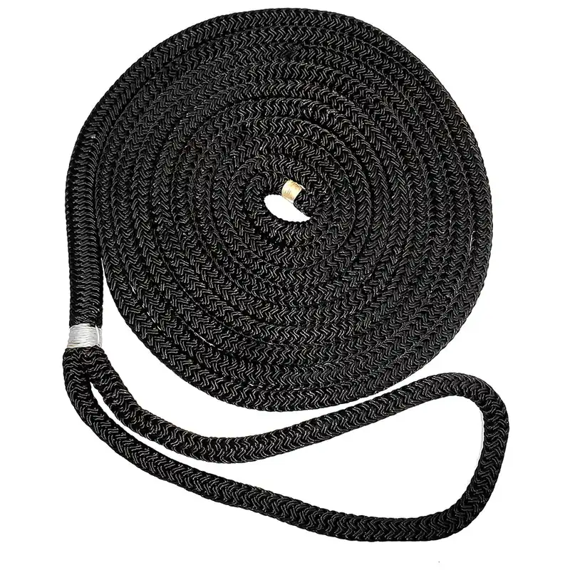 New England Ropes 58 Double Braid Dock Line Black 25 C50542000025 Viral