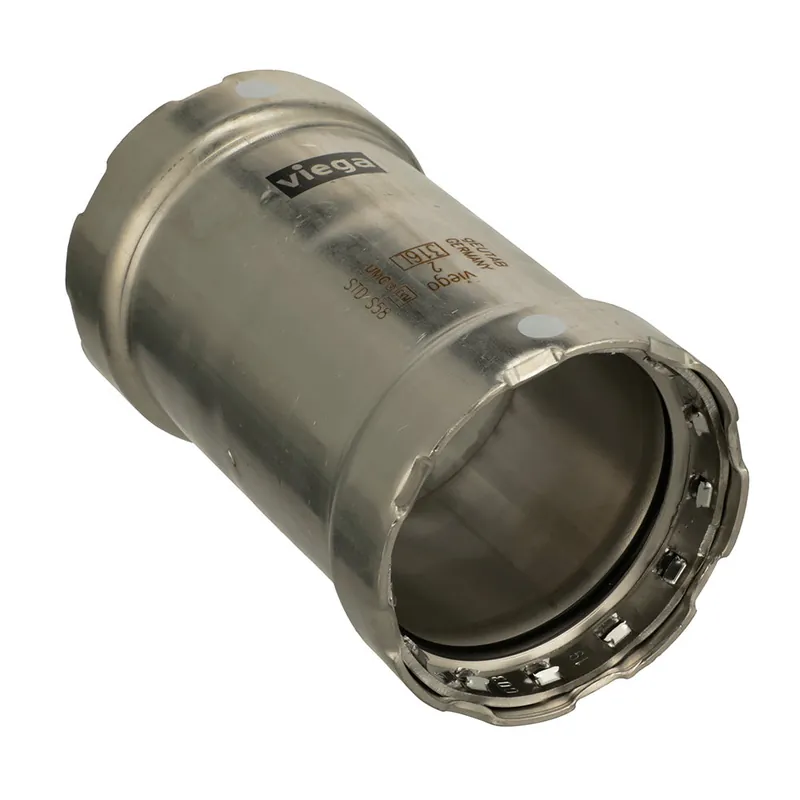 Affordable Viega MegaPress 316 FKM 114 Slip Coupling wo Stop 91305