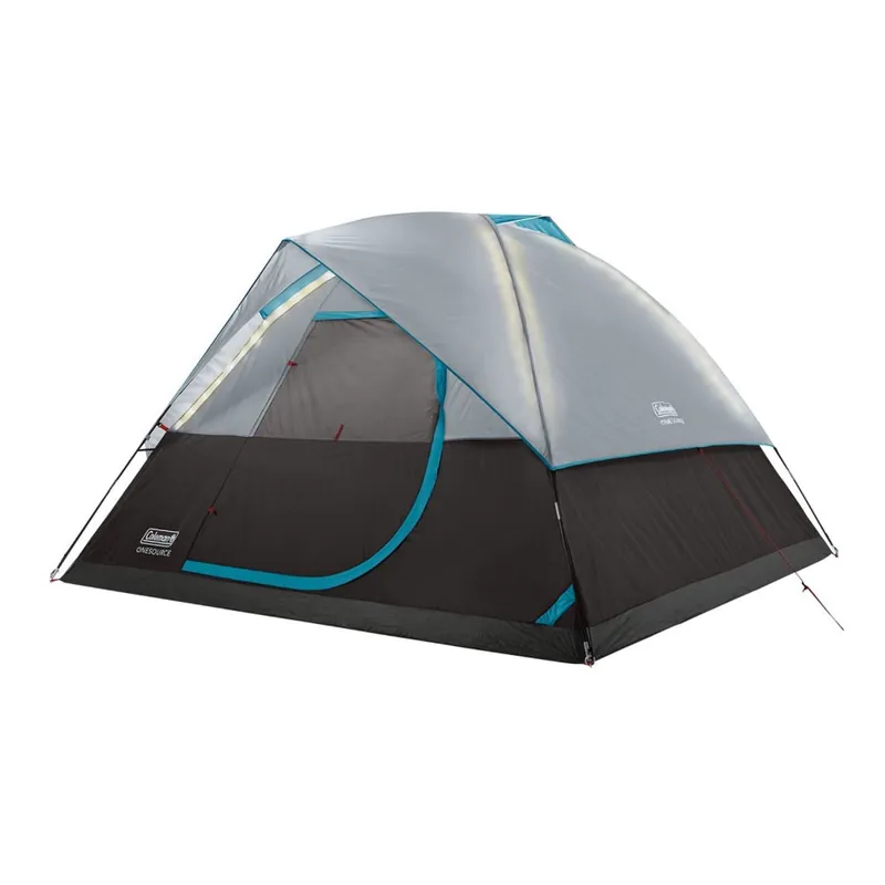 Limited Edition Coleman OneSource Rechargeable 4Person Camping Dome Tent wAirflow System LED Lighting 2000035457