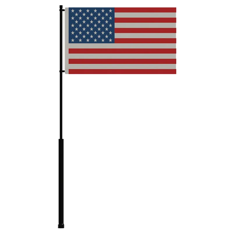 Budget Mate Series Flag Pole 72 wUSA Flag FP72USA