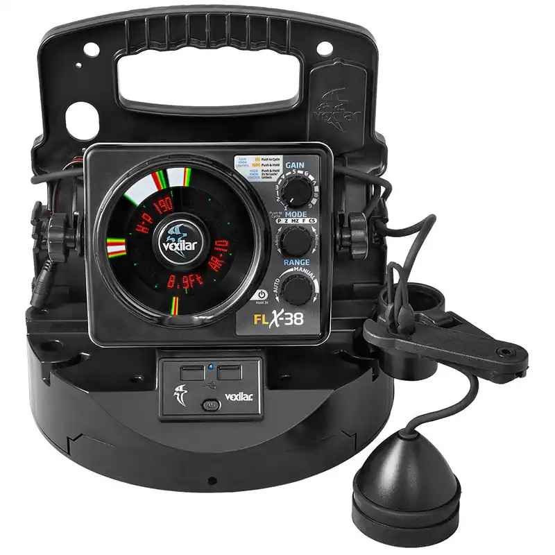 Limited Offer Vexilar FLX38 BB Pro Pack Elite wBroad Band Ice Ducer Vexilar Lithium Battery