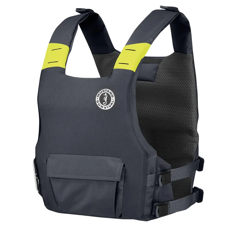 Mustang Khimera Dual Flotation PFD - Admiral Grey - Manual Deal