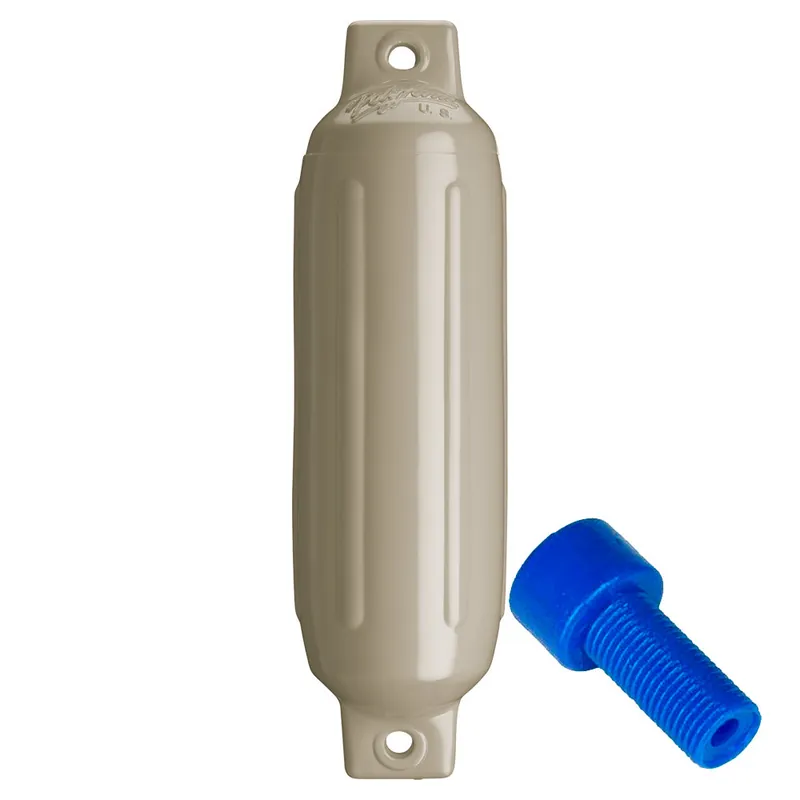 Polyform G-1 Twin Eye Fender 3.5" x 12.8" - Sand w/Adapter Editor’s Pick