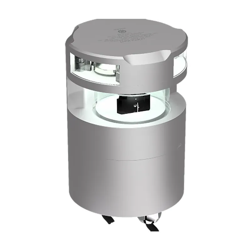 Lopolight Series 300-136 - 6NM Masthead Light3NM Navigation Light - Horizontal Mount - White - Silver Housing Weekend Sale