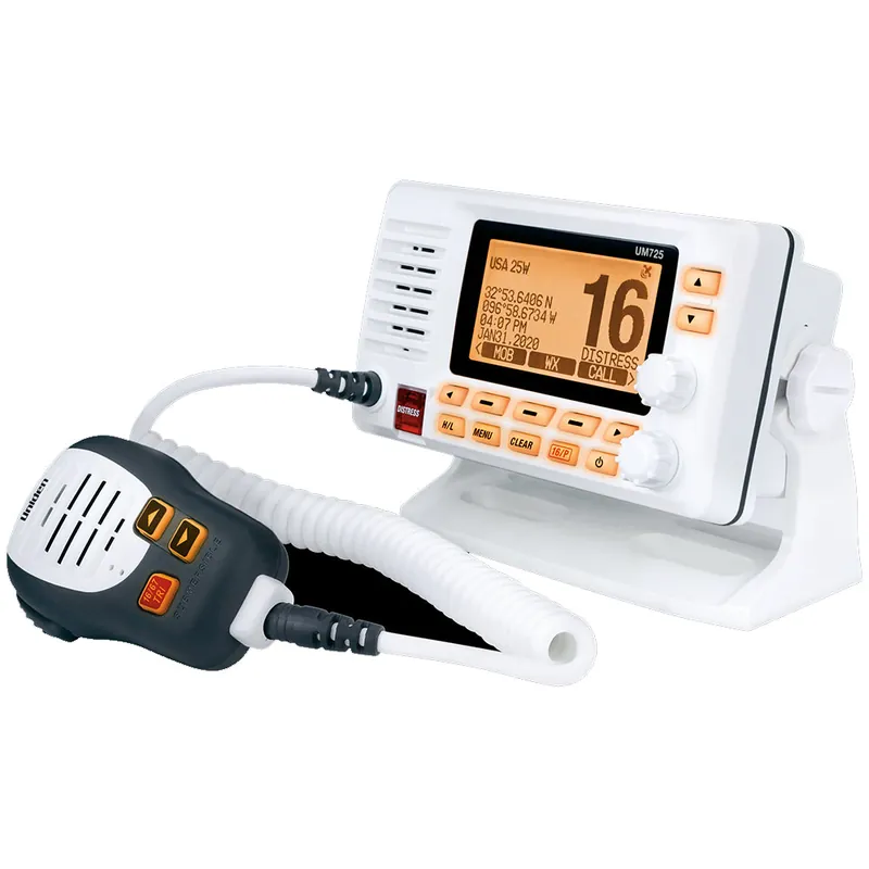 Final Sale Uniden UM725 Fixed Mount Marine VHF Radio - White