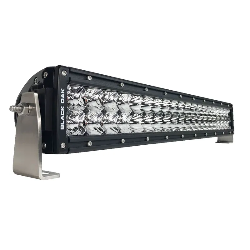 Top Rated Black Oak Pro Series 3.0 Double Row 20" LED Light Bar - Combo Optics - Black Housing