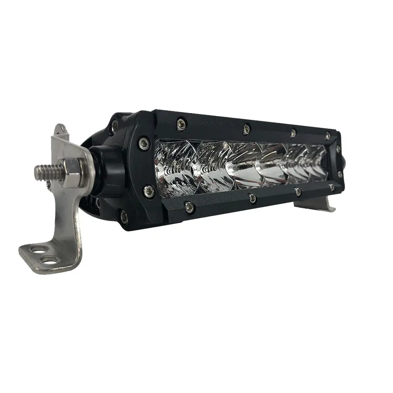 Price Drop Black Oak Pro Series 3.0 Single Row 6" LED Light Bar - Combo Optics - Black Housing