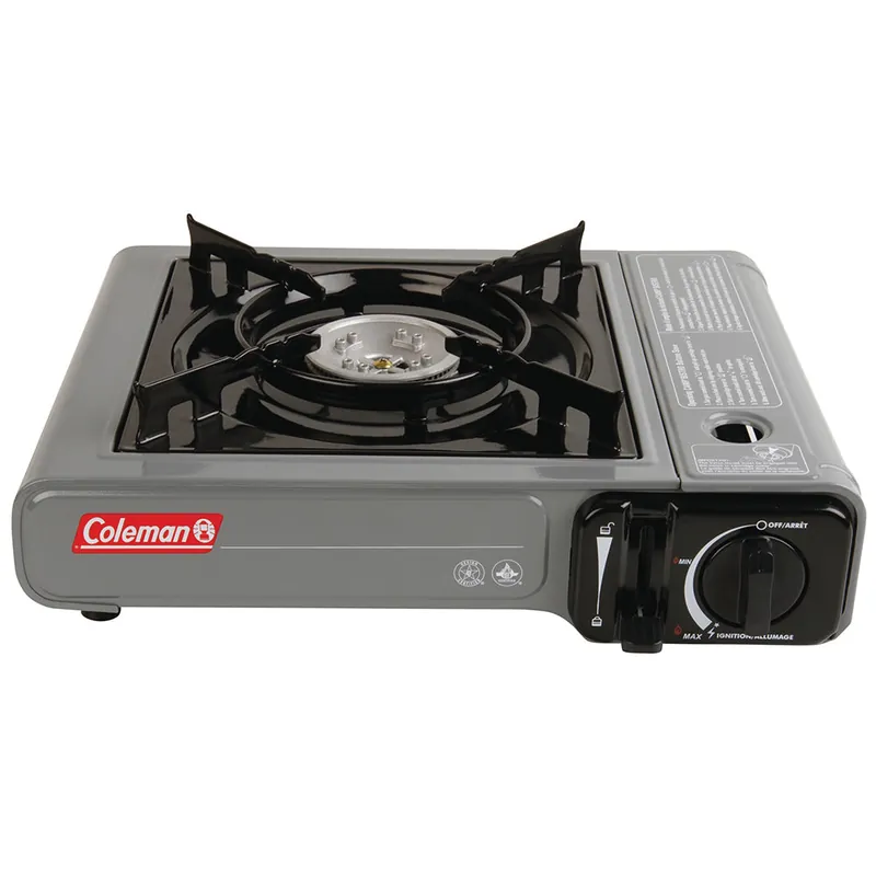 Coleman Table Top 1 Burner Butane Camping Stove - Grey Weekend Sale
