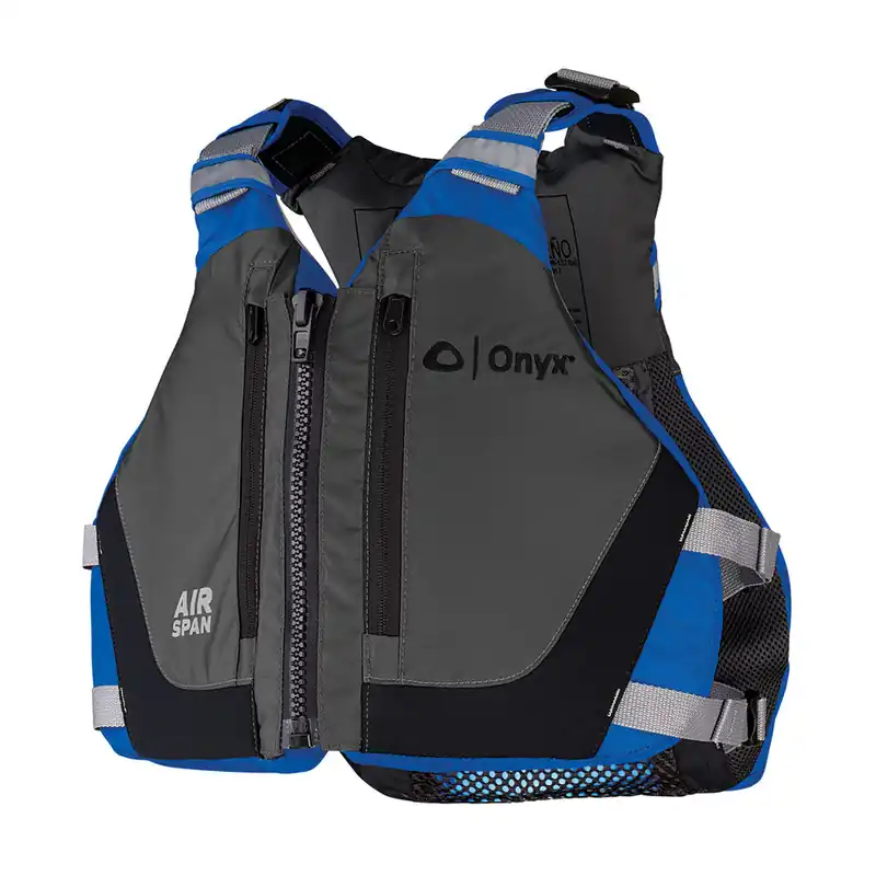 Onyx Airspan Breeze Life Jacket - XL/2X - Blue Free Shipping