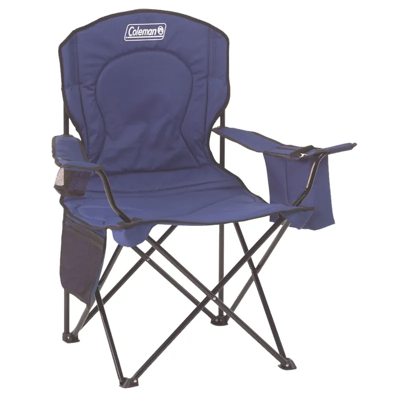 Must Have Coleman Cooler Quad Chair - Blue