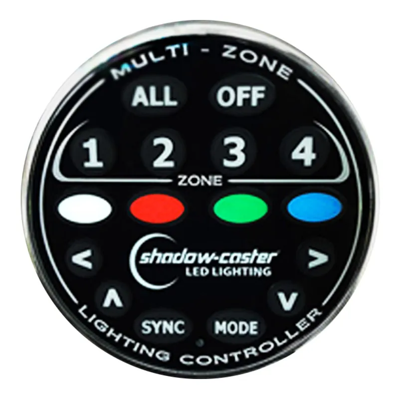 Shop Now Shadow-Caster Round Zone Controller 4 Channel Remote f/MZ-LC or SCM-LC