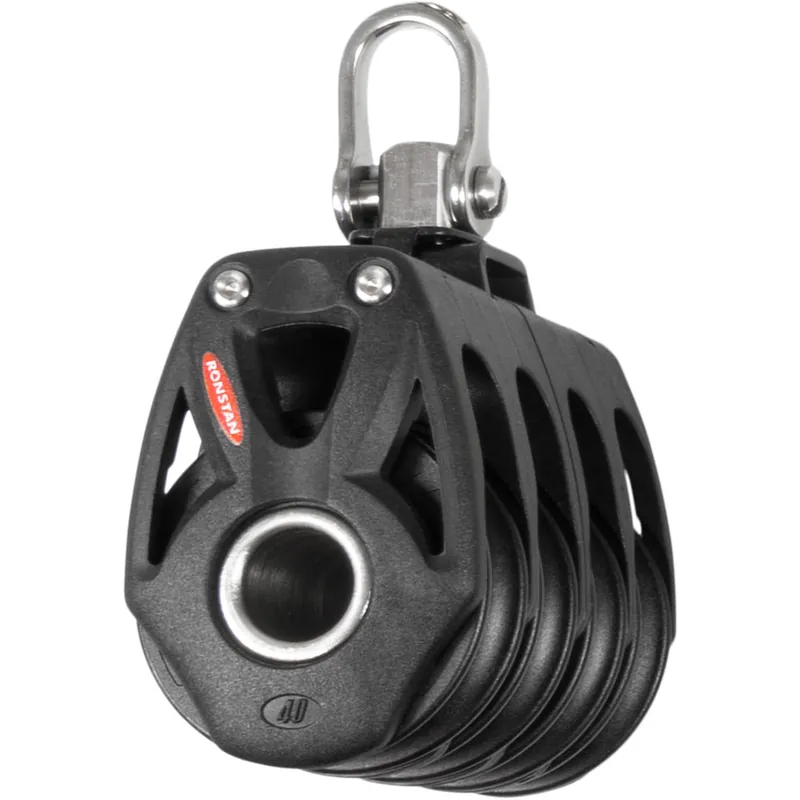 Ronstan Series 40 Orbit BB Quad Block w/Swivel Shackle Instant Buy