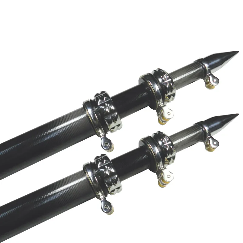 TACO 20' Carbon Fiber Outrigger Poles - Pair - Black No Minimum Order