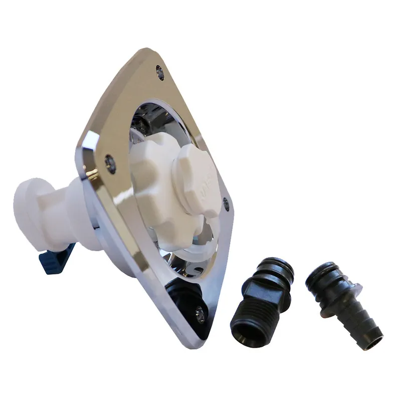 Jabsco Water Pressure Regulator - Flush Mount - Chrome - 45 psi Popular