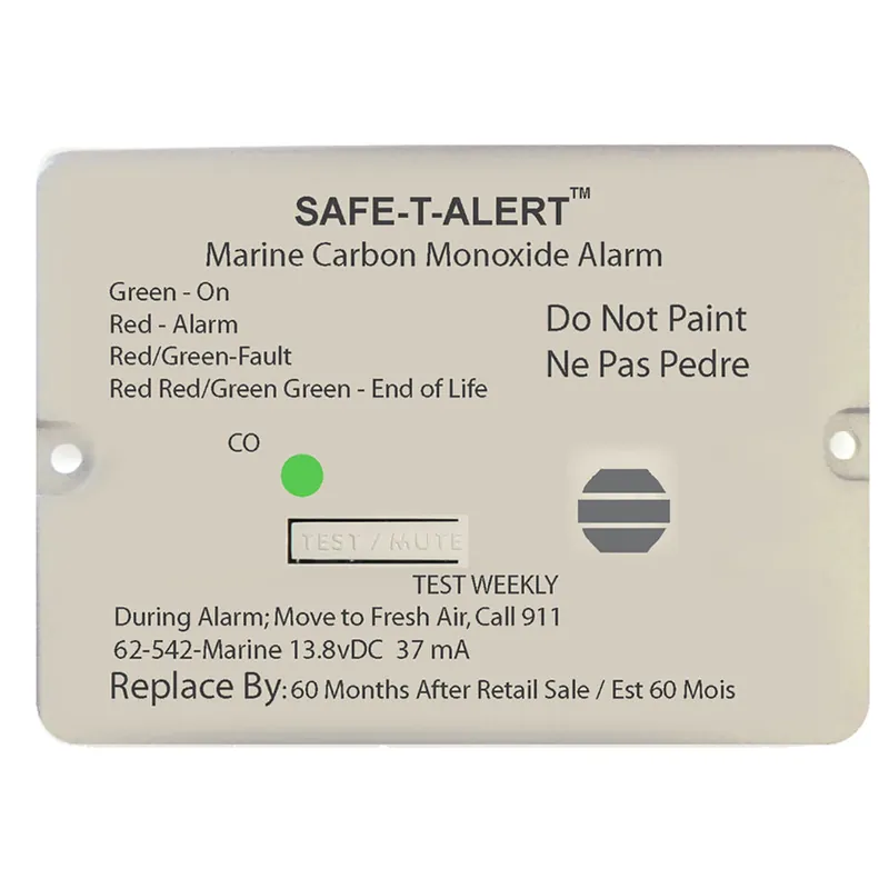 Trending Safe-T-Alert 62 Series Carbon Monoxide Alarm - 12V - 62-542-Marine - Flush Mount - White