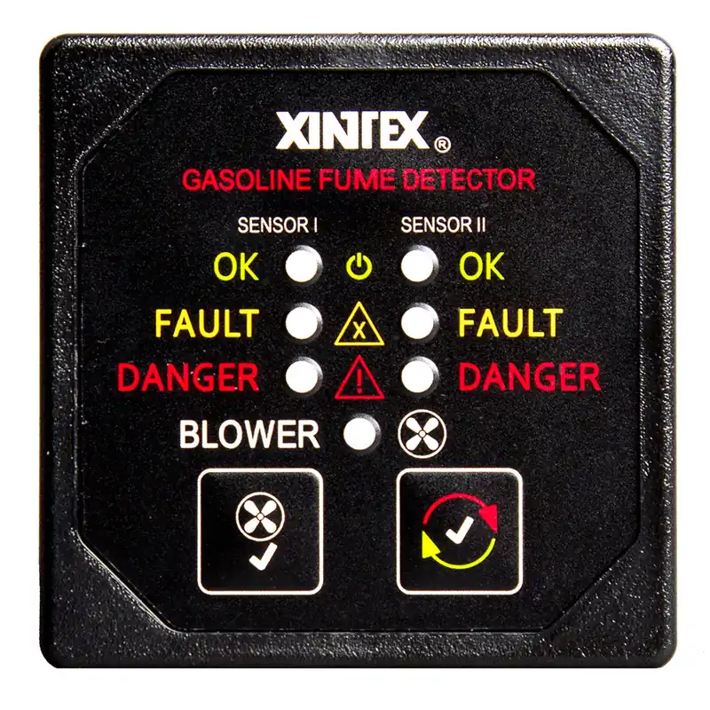 Free Shipping Fireboy-Xintex Gasoline Fume Detector w/Dual ChannelBlower Control - 12/24V