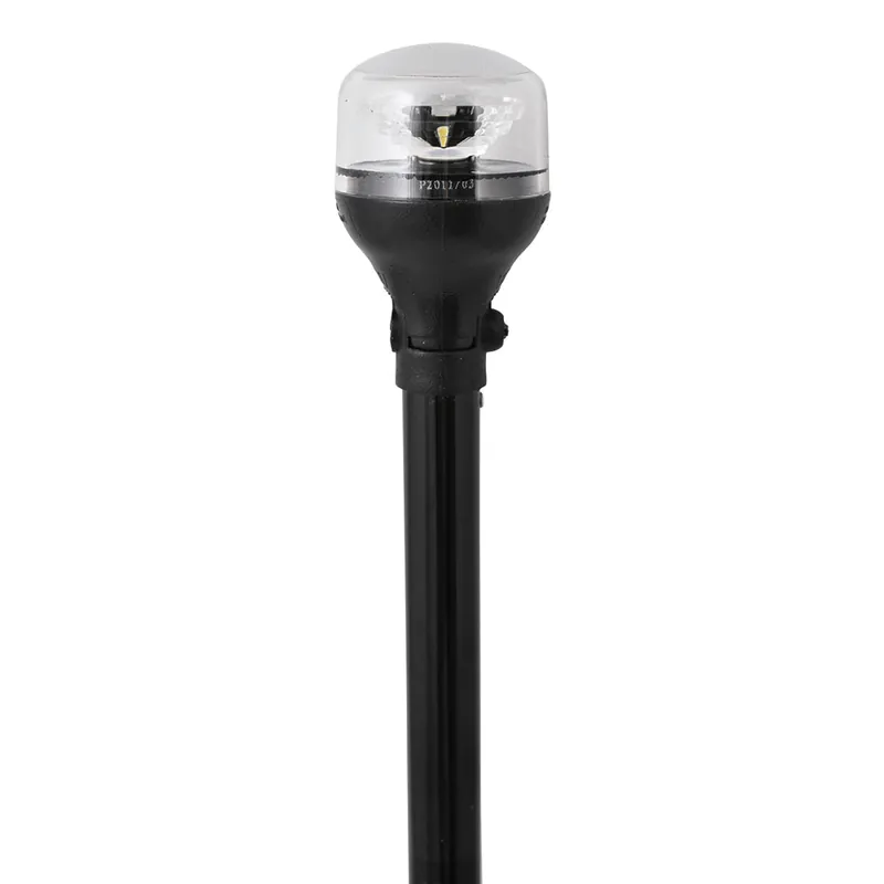 Hot Picks Attwood LightArmor All-Around Light - 12" Black Pole - Black Horizontal Composite Base w/Adapter