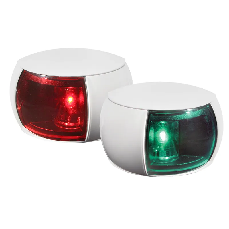 Low Price Hella Marine NaviLED Port & Starboard Pair - 2nm - Colored Lens/White Housing