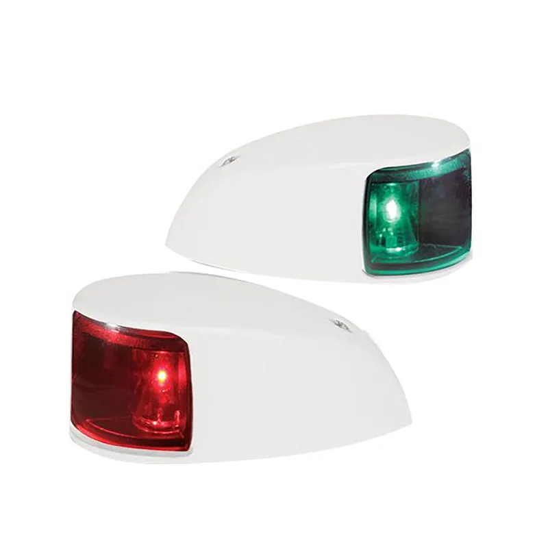 Best Price Hella Marine NaviLED Deck Mount Port & Starboard Pair - 2nm - Colored Lens/White Housing