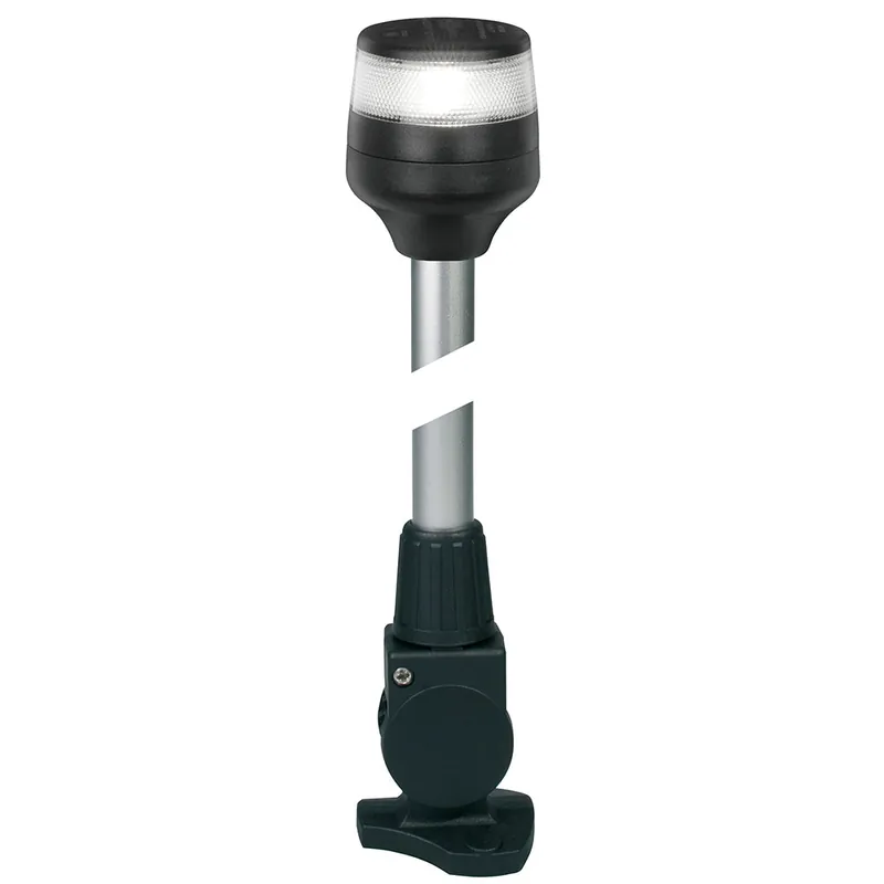 Hella Marine NaviLED 360 Compact All Round Lamp - 2nm - 40" Fold Down Base - Black Fresh Stock