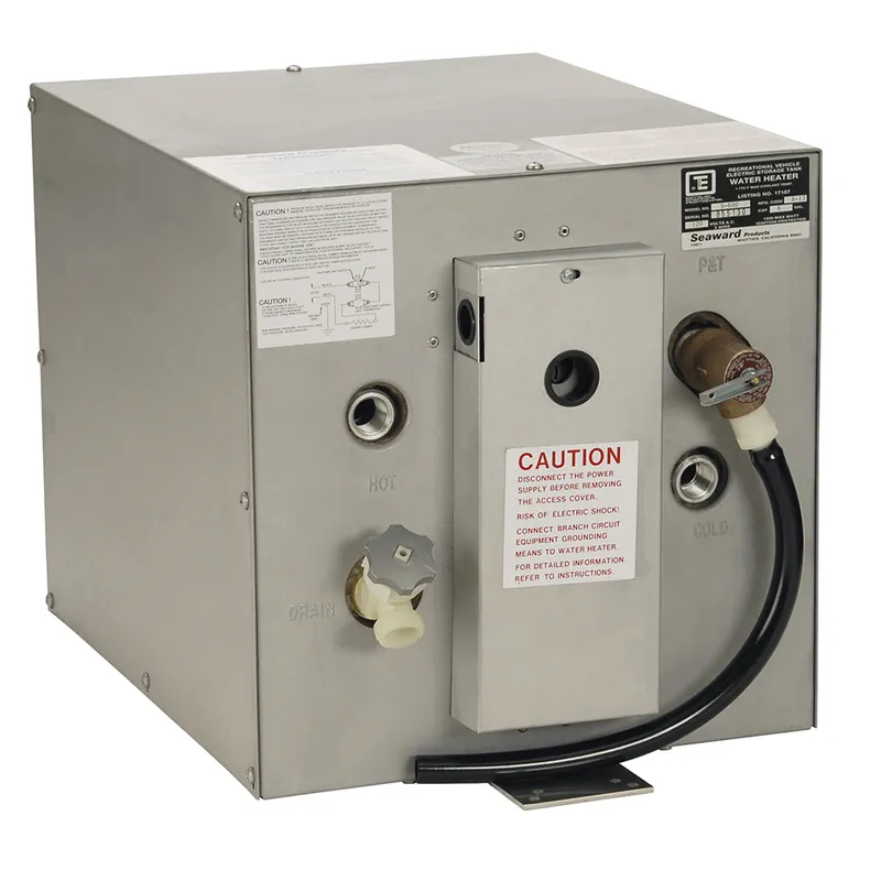 Authentic Whale Seaward 6 Gallon Hot Water Heater w/Rear Heat Exchanger - Galvanized Steel - 240V - 1500W