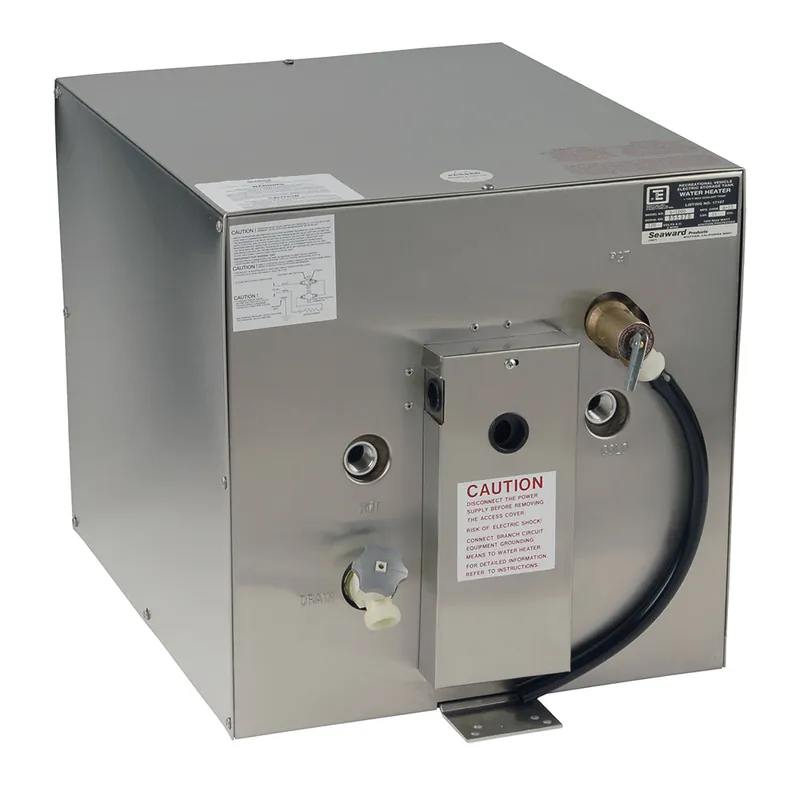Save Now Whale Seaward 11 Gallon Hot Water Heater w/Rear Heat Exchanger - Stainless Steel - 240V - 1500W
