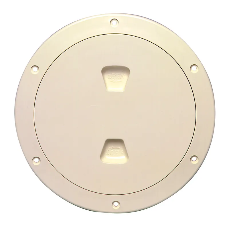 Beckson 6" Smooth Center Screw-Out Deck Plate - Beige Don’t Miss Out