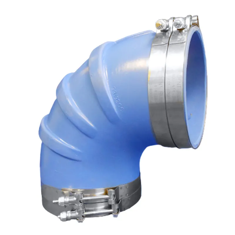 Trident Marine 3" ID 90-Degree Blue Silicone Molded Wet Exhaust Elbow w/4 T-Bolt Clamps Special Discount