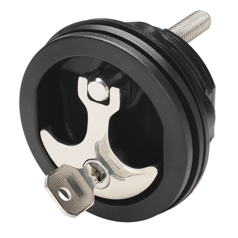 Bargain Whitecap Compression Handle - Nylon Black/SS - Locking