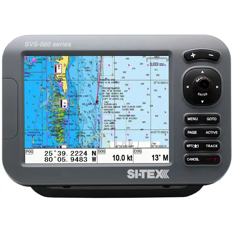 Certified SI-TEX GPS Chart-Dual Frequency 600W Sonar System - 8 Color LCD w/InternalExternal GPS AntennaC-MAP 4D Card