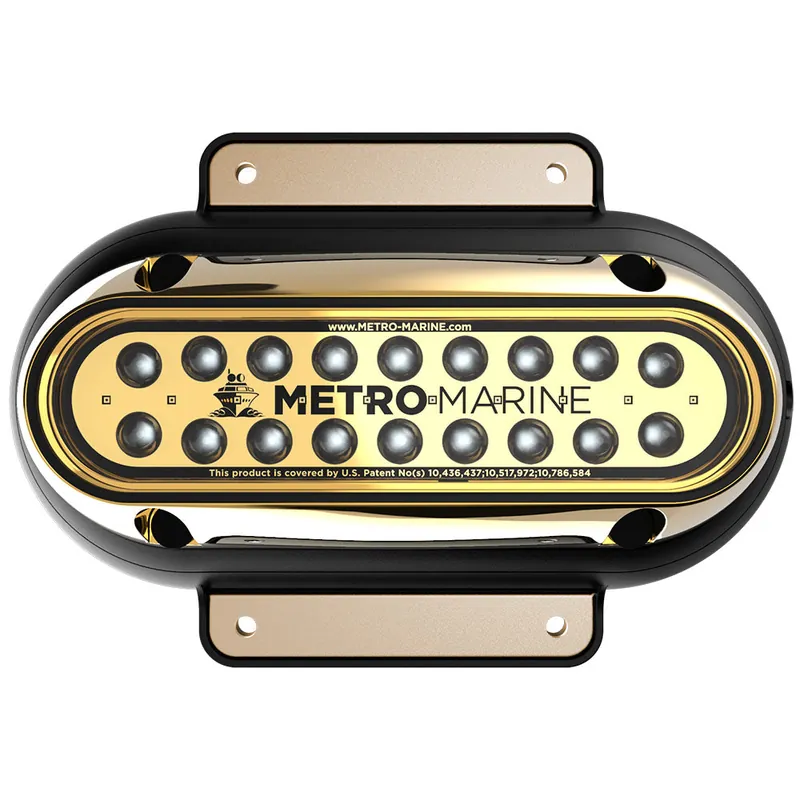 Affordable Metro Marine High-Output Elongated Surface Mount Light w/Intelligent Monochromatic LEDs - Blue, 90 Beam