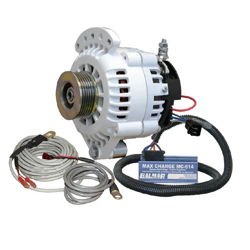 Balmar 621 Series 120A Kit w/MC-618 Regulator, T-Sensor, K6 Pulley, Single FootMounting Hardware Direct From Manufacturer