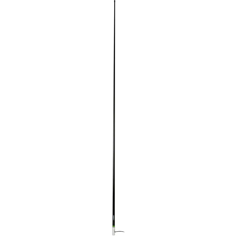 Grab Now Scout 8' Black VHF Antenna 6dB Heavy Stainless Steel Ferrule w/6M RG-8