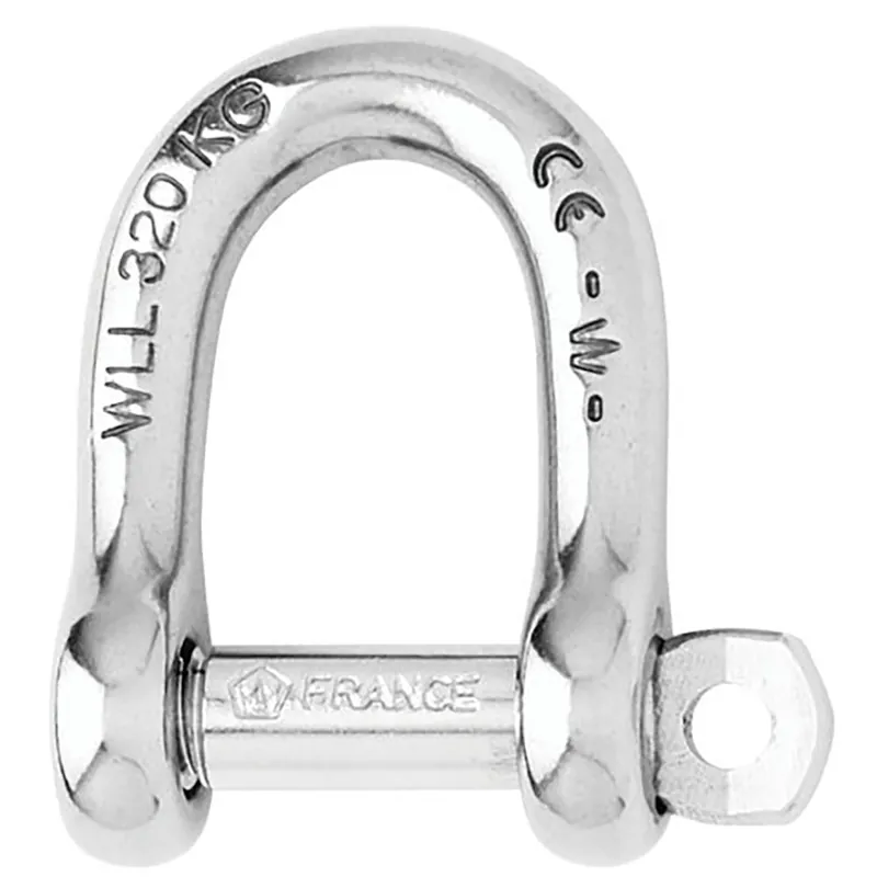 Wichard Self-Locking D Shackle - 12mm Diameter - 15/32" Final Sale