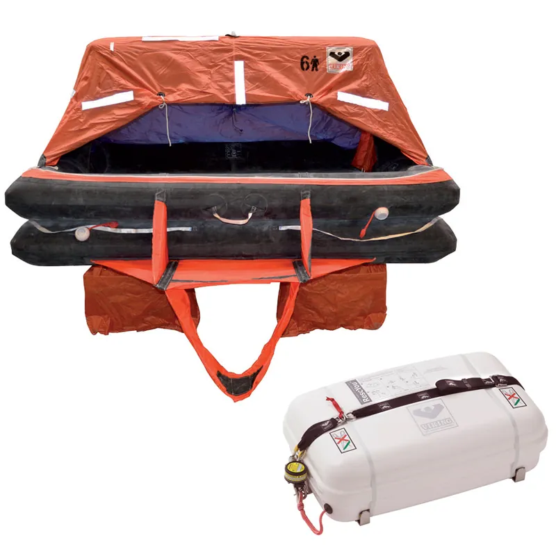 Top Pick VIKING Coastal Life Raft 4 Person Low Profile Container