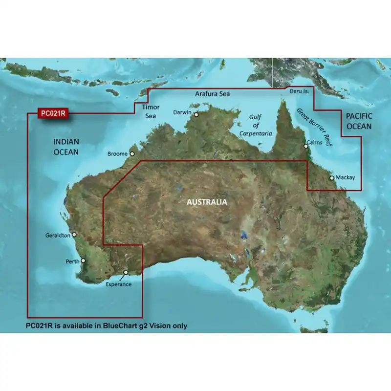 Best Choice Garmin BlueChart® g3 Vision® HD - VPC021R - Mackay NW to Esperance - m