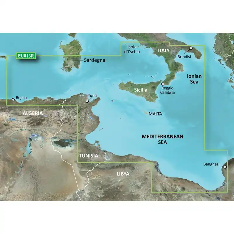 Best Choice Garmin BlueChart® g3 Vision® HD - VEU013R - Italy Southwest & Tunisia