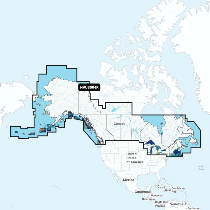 Budget Garmin Navionics Vision+™ NVUS004R Canada & Alaska