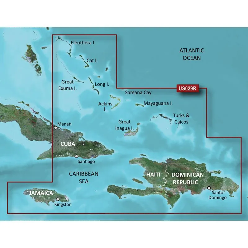 Best Price Garmin BlueChart® g3 HD - HXUS029R - Southern Bahamas - microSD™/SD™