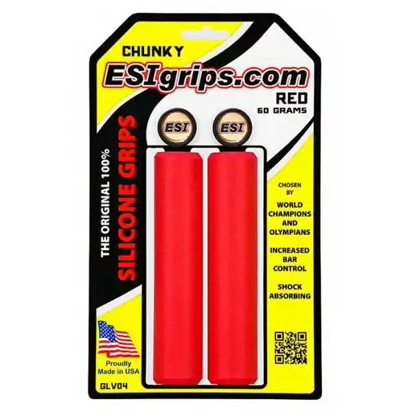 Free Shipping Chunky Red Bike Grip