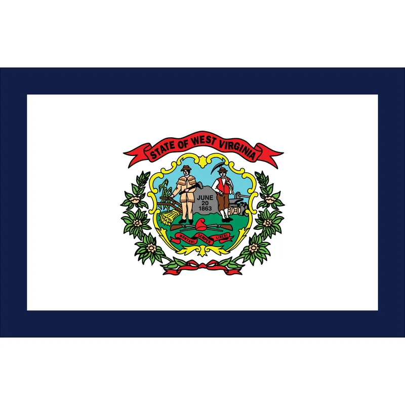 West Virginia State Nylon Flag Sale