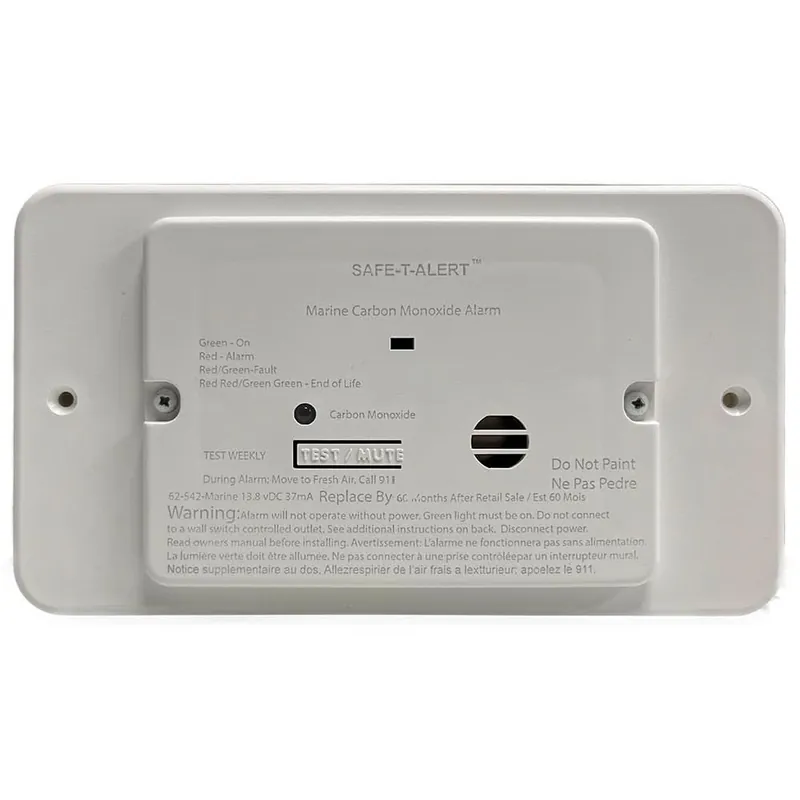 Flash Sale Safe-T-Alert 62 Series Marine Carbon Monoxide - Flush Mount - White - 12V w\\/Trim Ring - 62-542-TR-WT-M