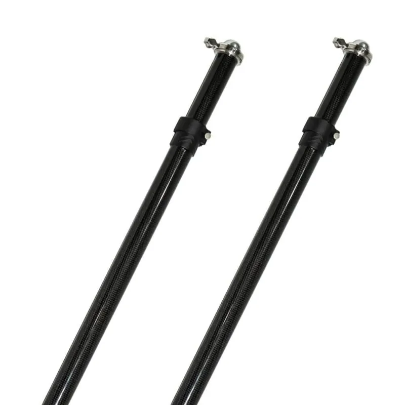 Certified TACO Marine Tele-Sun Carbon Fiber Shade Poles with Carry Bag - T10-7005CF