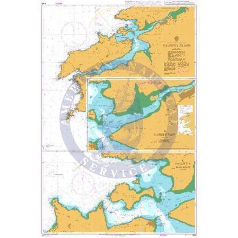 Special Discount British Admiralty Nautical Chart 2125: Valentia Island