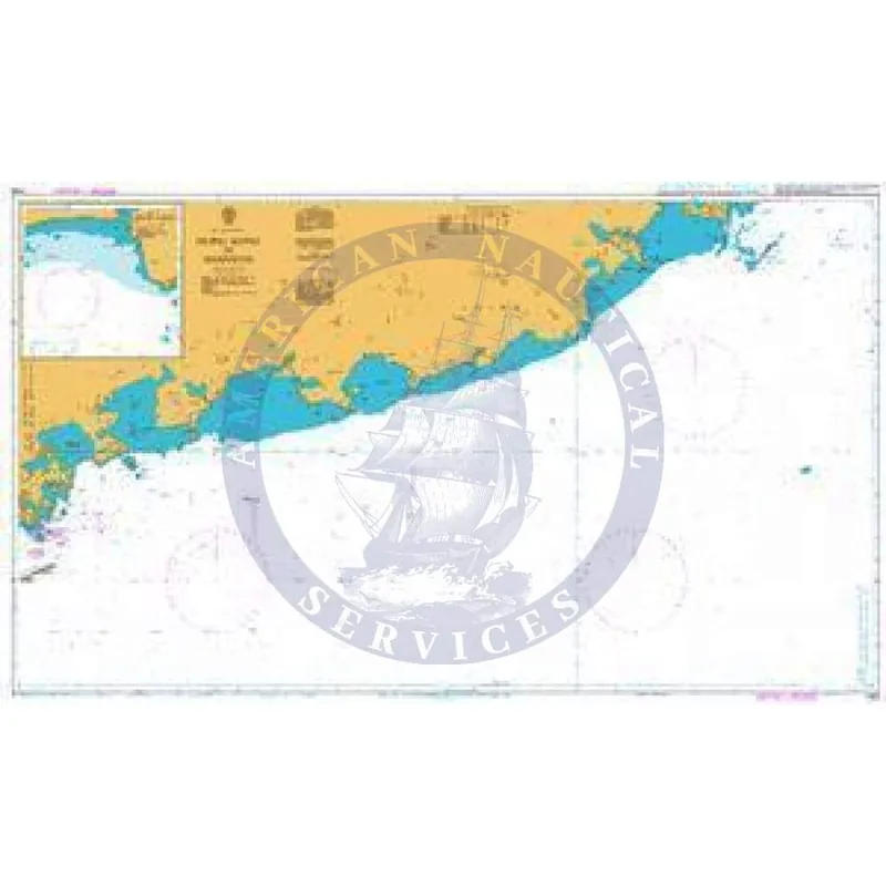 British Admiralty Nautical Chart 1962: Hong Kong to Shantou New Release