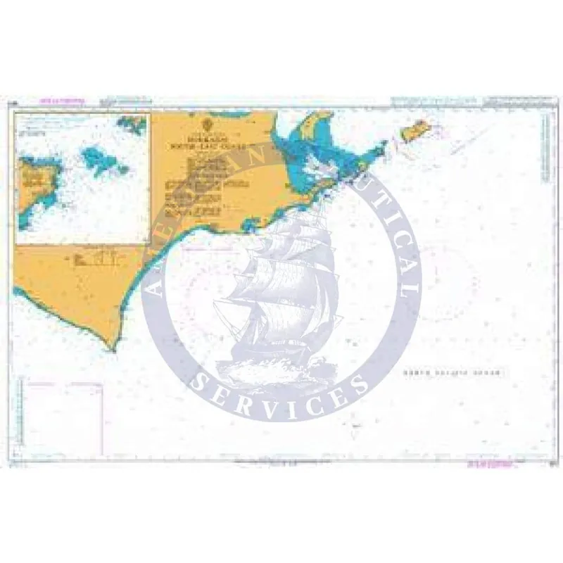 While Supplies Last British Admiralty Nautical Chart 1803: Hokkaido - South-East Coast