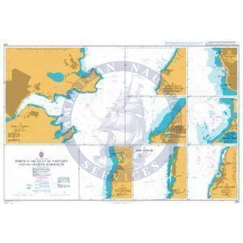Viral British Admiralty Nautical Chart 2161: Ports in the Gulf of Tartary an