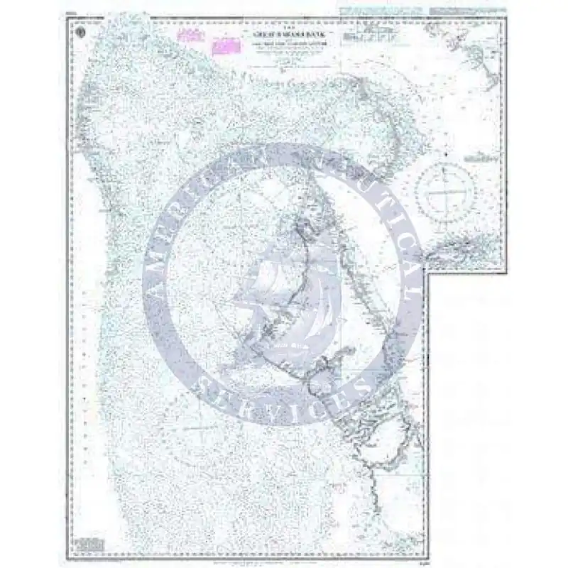 Admiralty Chart 1496: Great Bahama Bank Clearance